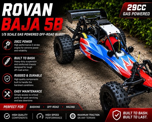 Rovan baja maßstab 5 rc - rovan, 1:5